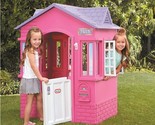 Cape Cottage House, Pink - Pretend Playhouse for Girls Boys Kids 2-8 Yea... - £109.68 GBP