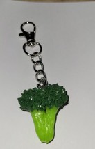 Broccoli Keychain Accessory Vegetable Green Healthy - £6.99 GBP