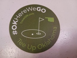 Tee Up Oklahoma #OK Here We Go Golf Sticker Decal - £0.78 GBP