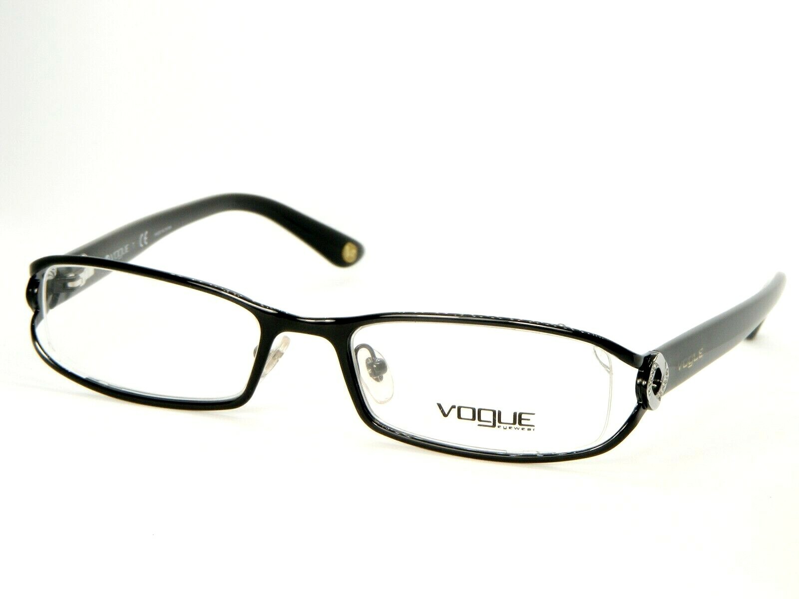 Vogue VO 3767-B 352 Negro Gafas Marco 51-18-135mm (Pantalla Modelo) - $66.31