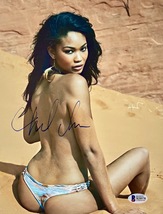 Chanel Iman Autograph Signed 8.5” X 11” Photo Model Beckett Certified Authentic - £39.50 GBP