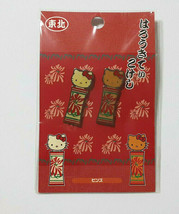 Hello Kitty Pin Badge Touhoku Limited Kokeshi 2001' Super Rare SANRIO - £17.34 GBP