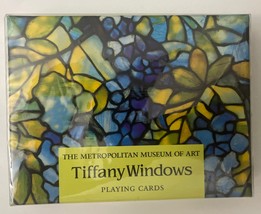 Tiffany Windows Playing Cards Metropolitan Museum Of Art 2000 Box Two Fu... - $12.95 CAD