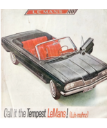 1962 Pontiac Tempest LeMans Advertisement Automobilia Classic Cars DWF28 - $35.02 CAD