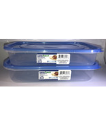 2ea 17 Cups/136 oz ea Sure Fresh Dry/Cold/Freezer Food Storage Container... - £14.69 GBP