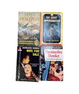 Vintage 1940s 1950s Pocket Books Lot Of 4 #1 Lost Horizon, Romance, Mystery - £11.72 GBP