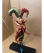 Vintage Katherine’s Collection Wayne Kleski Christmas Mardi Gras Jester ... - $24.74