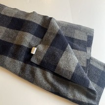 Northwest Woolen Mills 62”x80” Blanket 55% Wool Checkered Used Winter Ca... - £59.36 GBP