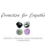 Empath Protection Crystals ~ Help Empaths Protect Themselves, Remove Neg... - £11.79 GBP