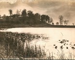 RPPC Est End Lone Lago Kendallville Indiana IN Unp Azo Cartolina D4 - £9.86 GBP