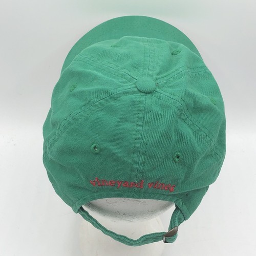 Vineyard Vines Green Holidays Christmas Strapback Hat Jeep Underbill Design Cap Item image 3