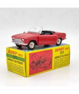 Atlas 1/43 Dinky Toys 511 Cabriolet 204 Peugeot Red Diecast Models Car - - £22.75 GBP