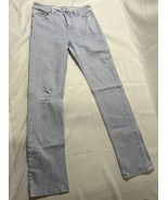 Anthropologie Pilcro Slim Straight Ripped Distressed Denim Jeans Womens 26 - £14.14 GBP