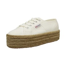 Superga Women&#39;s 2790 Cotropew Trainers White Wei (901) 3.5  - £36.05 GBP