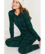 Old Navy Patterned Waffle-Knit One-Piece Pajamas for Women Large Tall L New - $19.95