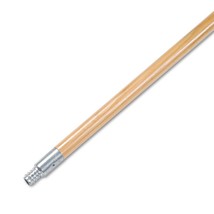 NEW Boardwalk Metal Tip Threaded End Wood Broom Handle 60&quot; (BWK136) - £9.15 GBP
