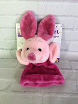 VTG Disney Piglet Winnie the Pooh Hand Puppet Pretend Play 90s Mattel Ar... - $17.32
