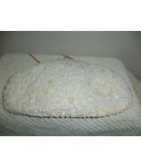Vintage Beaded Sequins &amp; Pearls Evening Bag - €42,61 EUR
