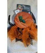 Bootique Pumpkin Cat Costume,  One Size Vitt All - $12.00