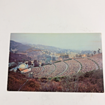 Vintage Hollywood California Hollywood Bowl Natural Amphitheater Big postcard - £7.57 GBP