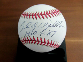 Billy Williams Hof 87 Chicago Cubs A&#39;s Signed Auto Oml Baseball Jsa Authentic - £94.60 GBP