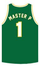 Master P #1 No Limit Basketball Jersey Sewn Green Any Size image 2