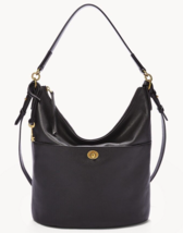 Fossil Talulla Hobo Shoulder Bag Black Leather SHB2840001 NWT $250 Retail FS - £99.74 GBP