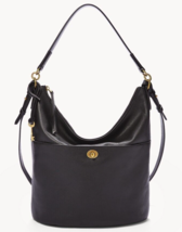 Fossil Talulla Hobo Shoulder Bag Black Leather SHB2840001 NWT $250 Retail FS - £102.07 GBP