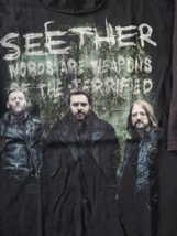 Seether 2014 Concert Tour  Words Are Weapons Of The Terrified T-shirt Sz... - $9.89