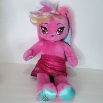 Build A Bear Risa Pink Bunny Honey Girl With Skirt 20&quot; Stuffed Animal Plush - $23.75