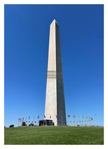 Washington Monument Washington D.C. Sculpture 2022 5X7 Photo Reprint - £6.67 GBP