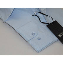 Men Franco Gilberto Shirt Twill Cotton Blend Spread Collar Turkey 5566-418 blue image 5
