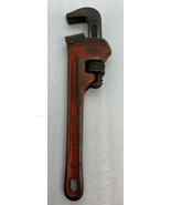 Vintage RIDGID 8 Inch Heavy Duty Pipe Wrench The Ridge Tool Co. Elyria O... - £14.63 GBP