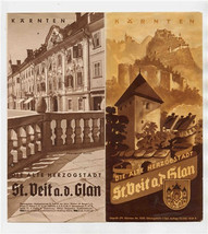 St Veit a d Glan Brochure Die Alte Herzogstadt Carinthia Austria 1939 - $21.78