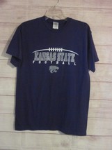 Kansas State Wildcats Football Men&#39;s Medium Purple Football T Shirts - £8.69 GBP