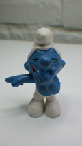 Smurfs Laughing Smurf Pointing Joker 20011 Rare Vintage Display Figurine Peyo - £7.96 GBP