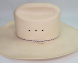 Resistol Mens Western George Strait Vinylcote Straw Cowboy Hat 6 7/8 - $79.20