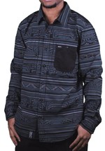 LRG Uomo No Babylon Manica Lunga Intrecciato con Bottoni Giù Camicia A14... - $541.59 MXN+