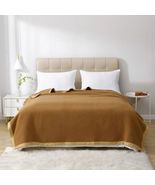 Genuine 100% pure wool thickened bed cover sofa soft Authentic woollen b... - £67.74 GBP+