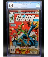 Vtg G.I Joe A Real American Hero #1 Marvel 1982 HTF CGC 9.4 Rare Excellent - $1,200.00