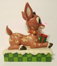 Jim Shore Rudolph Traditions Figurine Light Up Nose 4048591 2015 Works MINT!  - £79.69 GBP