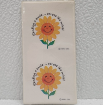 Vintage Hallmark Stickers Flower Sending A Smile Across The Miles 6 Shee... - $14.99 CAD