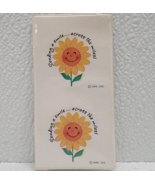 Vintage Hallmark Stickers Flower Sending A Smile Across The Miles 6 Shee... - $14.99 CAD
