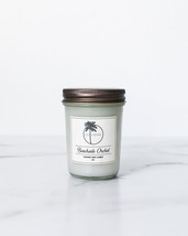 Beachside Orchid Scent Coconut Wax Candle - £13.65 GBP+