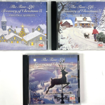 Time Life Treasury of Christmas II Favorites Cheer Joy 3 CD Lot Holiday Classics - £27.02 GBP