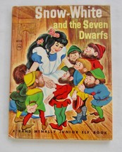 SNOW WHITE And The Seven Dwarfs ~ Vintage Childrens Rand McNally Junior Elf Book - £4.59 GBP