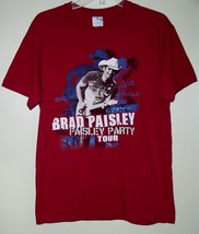 Brad Paisley Concert Tour T Shirt Vintage 2009 Paisley Party Tour Size Medium - $64.99