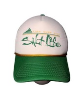 Salt Life Mens Mesh Snapback Trucker Hat Green Corded Brim Adjustable Su... - £11.19 GBP