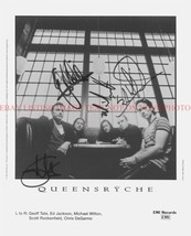 Queensryche Band Signed Autographed 8x10 Rp Promo Photo All 4 Metal Rock - £13.44 GBP