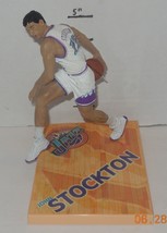 McFarlane NBA Series 2 John Stockton Action Figure VHTF White Jersey - $24.04
